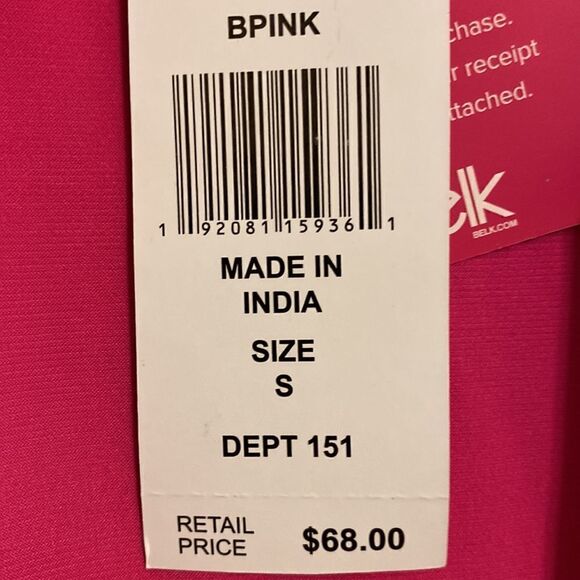 Ivy Road Women's Pink Polyester Round Neck Short Sleeve
Knee Length Dress Size S - Picture 6 of 6